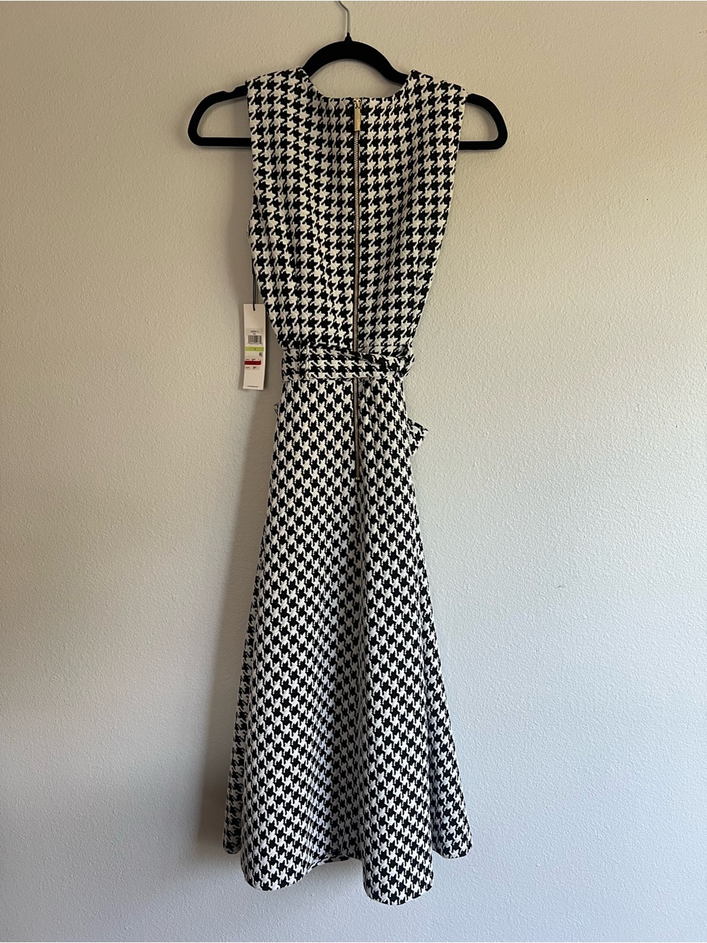 NWT Calvin Klein Houndstooth Dress, 4 - Picture 7 of 9